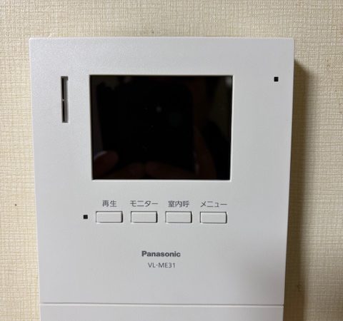 モニター付きインターホン施工事例